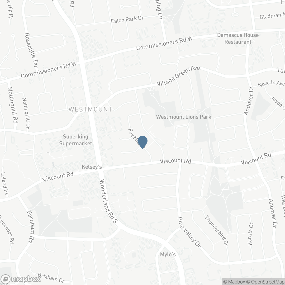 76 FOX MILL CRESCENT, London, Ontario N6J 2B4